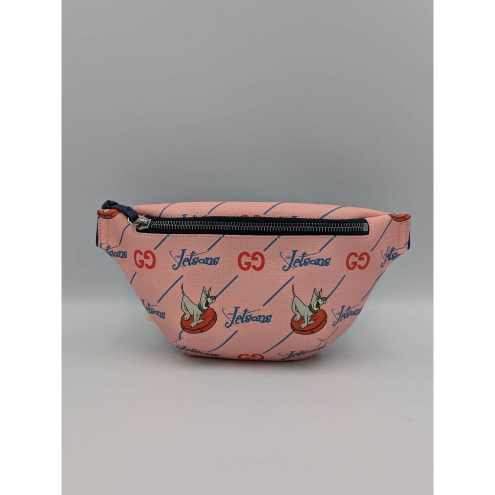 Gucci Kids' GG The Jetsons-print Supreme Canvas Belt Bag Pink Blue    50… - Picture 3 of 13